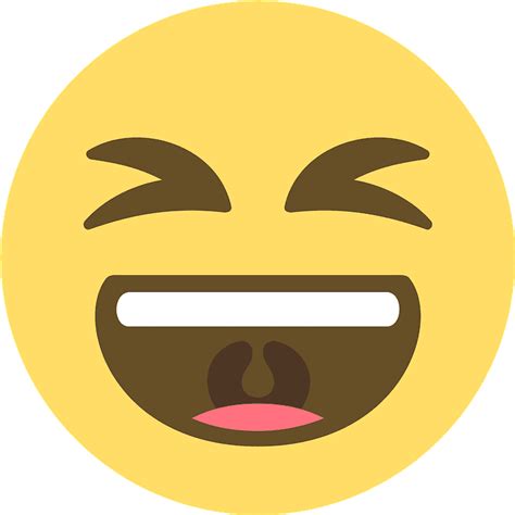 Grinning Squinting Face Emoji Clipart Free Emojis Png Download