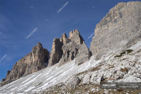 Three Peaks Of Lavaredo Tre Cime Di Lavaredo Dolomites Mountain
