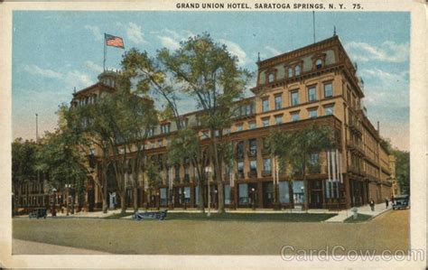 Grand Union Hotel Saratoga Springs Ny Postcard