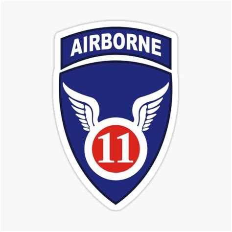 11th Airborne Division Patch Sticker For Sale By Autoctyartworks