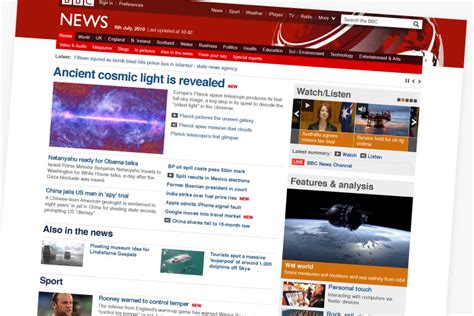 Bbc News In Pictures New Look For Bbc News Website