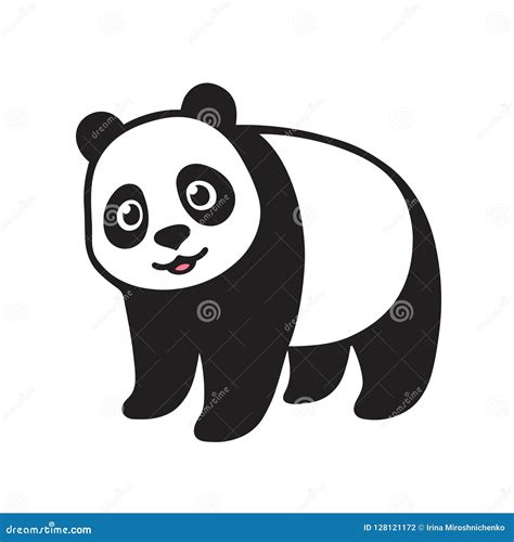 Cartoon Giant Panda Stock Vector Illustration Of Looking 128121172