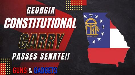 Georgia Senate Passes Constitutional Carry