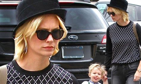 January Jones Dresses Her Growing Son Xander In Hipster Style Ensemble Complete With Tiny Braces