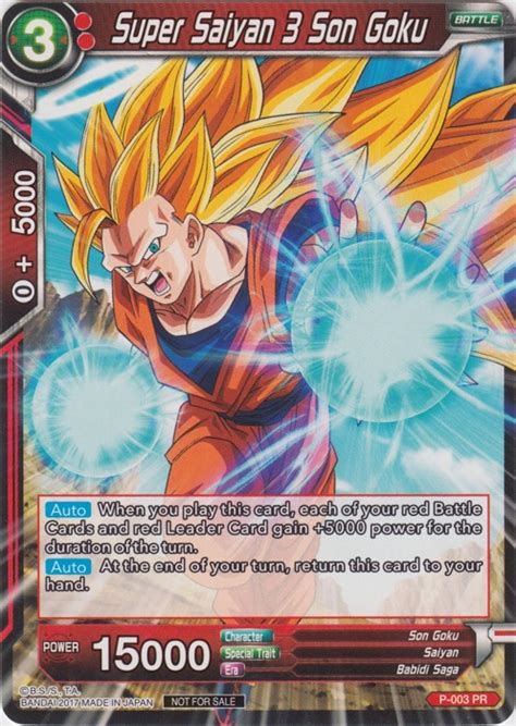 1538 x 2253 jpeg 1883 кб. Super Saiyan 3 Son Goku (Foil Version) - P-003 - PR ...