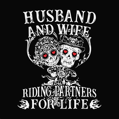 husband and wife riding partners for life svg png dxf eps file fn00 dreamsvg store