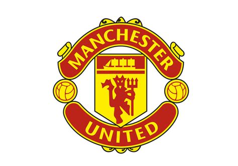 En la imagen aparece el escudo del manchester united, en grandes dimensiones y sobre un fondo rojo con pequeñas siluetas del escudo en un tamaño más reducido. Vinilo escudo Manchester United
