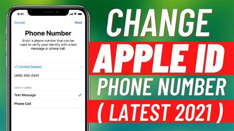 Apple Id Phone Number Change How To Change Phone Number On Apple Id