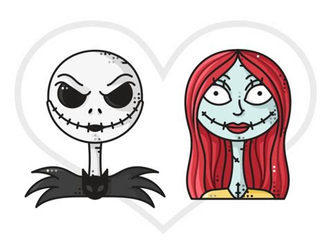 Download Jack and Sally by Aleksandar Savic on Dribbble