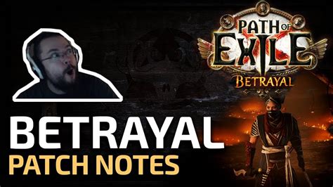 Path Of Exile Betrayal Patch Notes First Impressions And Highlights