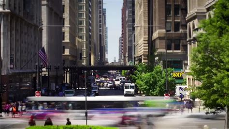 Chicago Street Timelapse Traffic Stock Video Youtube