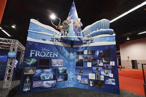 Frozen Tradeshow Booth At Disneys D23 Expo Walt Disney Animation