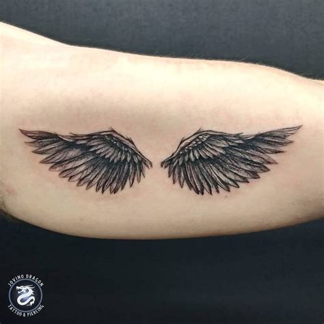 Realistic Delicate Lines And Shadows Wings Tattoo By Adva Dahan Wings