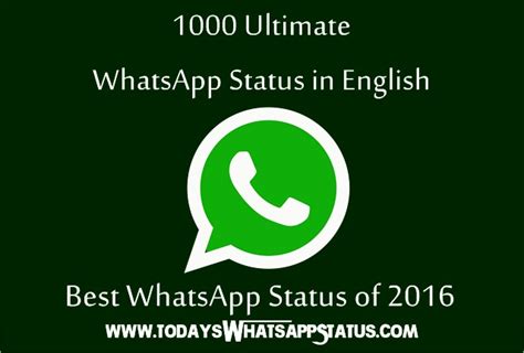 1000 Ultimate Status For Whatsapp In English Best Whatsapp Status Of