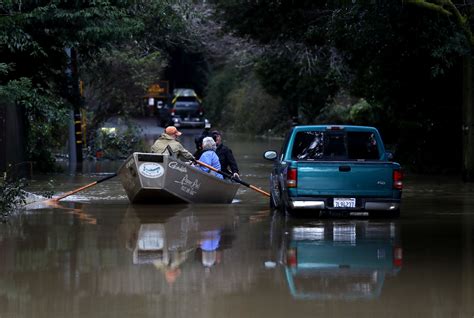 Russian River Flooding Guerneville California Is Officially An