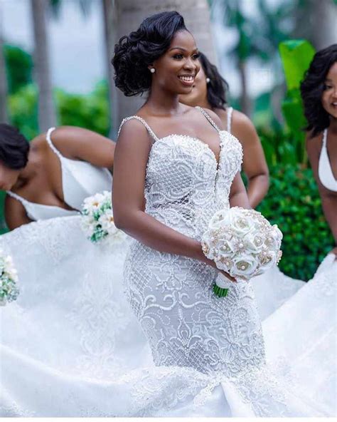 Luxury African Mermaid Wedding Dresses Plus Size 2020 Robe De Mariee