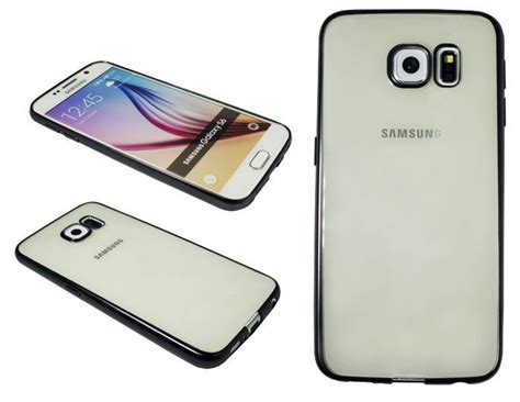 Samsung Galaxy S6 Gumiran Ovitek Tpue Rob črn