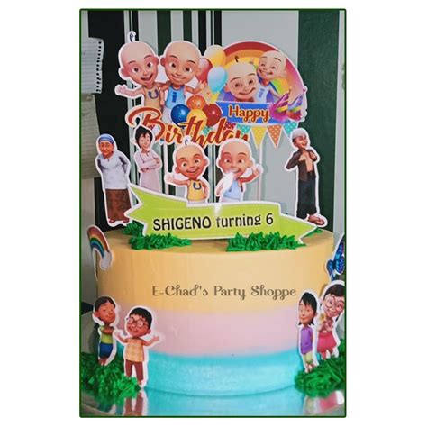 Upin Ipin Cake Topper Set Shopee Philippines