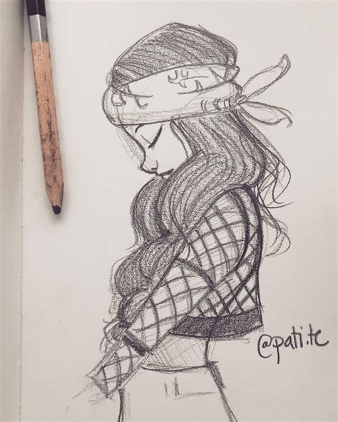 Follow Me On Instagram Patite Girl Drawing Sketches Art