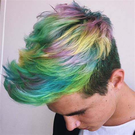 Kian Lawley Rockin These Rainbow Locks ️ The Perfect Mens Hairstyle