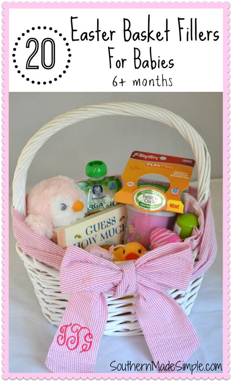 Shop buybuy baby for incredible savings on easter you won't want to miss. 20 Easter Basket Fillers for Babies - Southern Made Simple ...