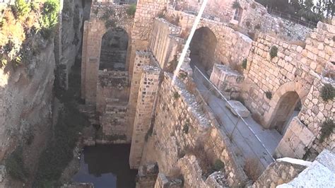 The Pool Of Bethesda The Muslim Quarter Of Jerusalem Where Jesus