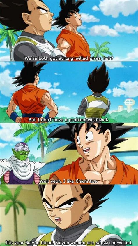 Goku And Vegeta Discuss Their Wives Visit Now For 3d Dragon Ball Z
