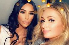 paris kim kardashian hilton birthday party pole dance reunite reunited belated latter instagram