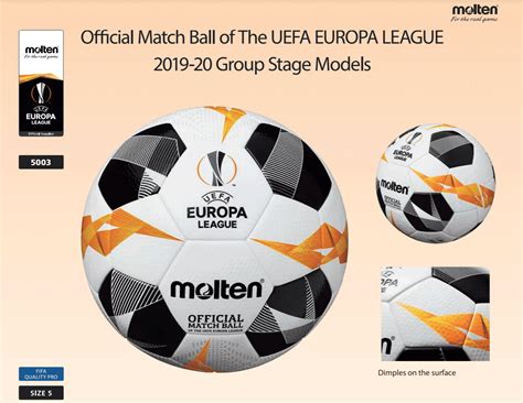 Last 5 / 6 form tables and guides for europe uefa europa league 2020/21 season. Molten UEFA Europa League 19-20 Ball Released - Footy ...