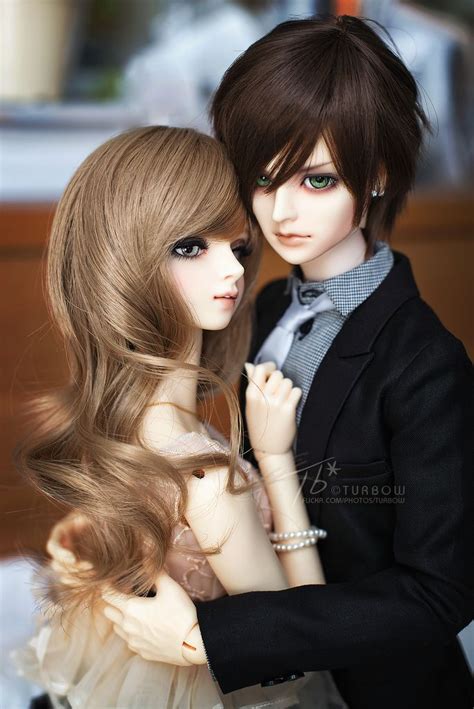 Cute Couple Love Romantic Doll Couple Wallpaper Meyasity