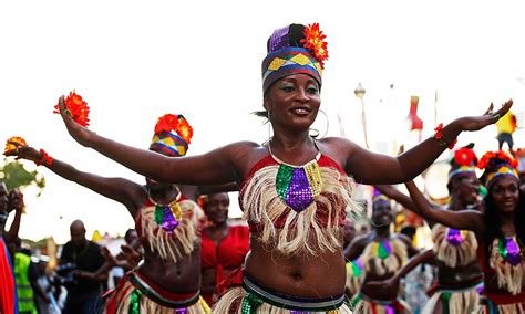 At The Carnival Of Flowers In Haiti World Dawn