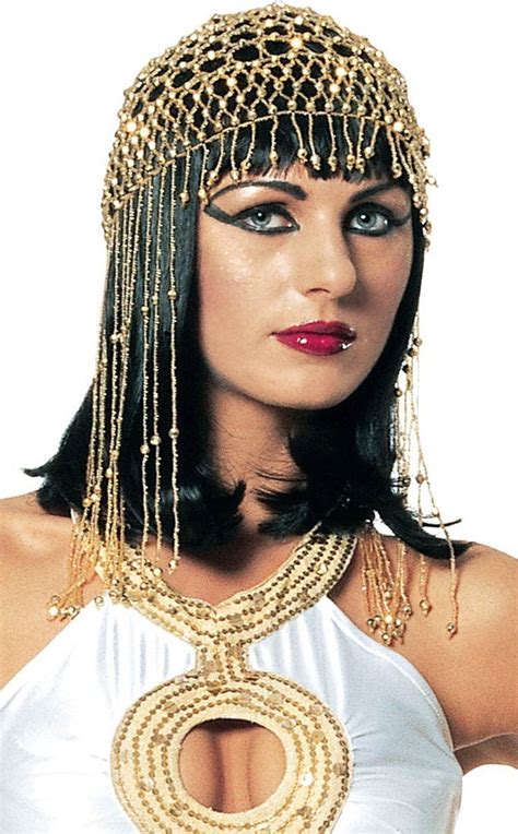 Egyptian Beaded Headpiece Standard Clothing Egyptian