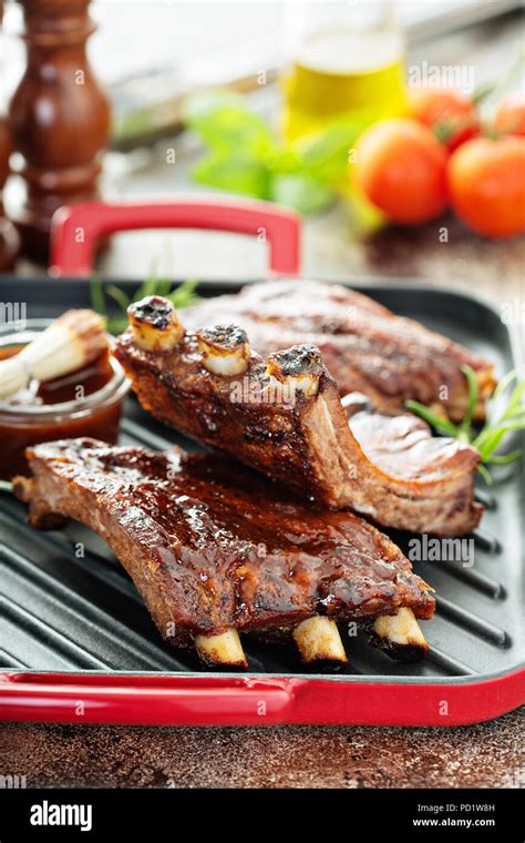 Barbeque Ribs High Resolution Stock Photography And Images Alamy