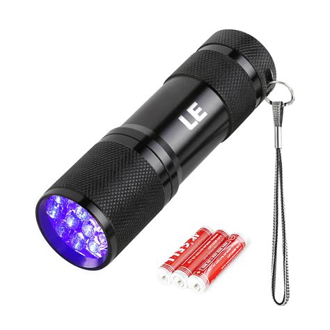 Agptek Uv Flashlight Black Light 51 Led 395 Nm Ultraviolet Blacklight