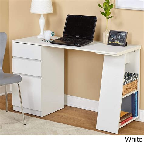 Best White Desk With Drawers Modern Your Kitchen