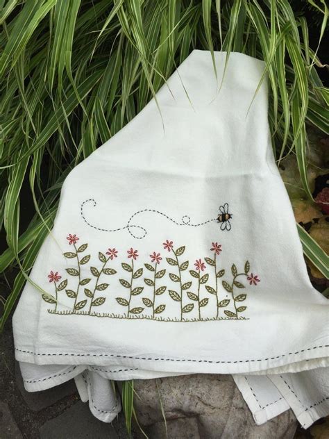 Tea Towel Patterns Free Embroidery Let Me Show You What I Made