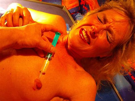 Saline Injection Torture Free BDSM Needleplay Pics