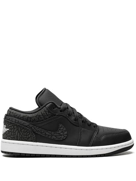 Jordan Air Jordan 1 Low Black Elephant Sneakers Farfetch