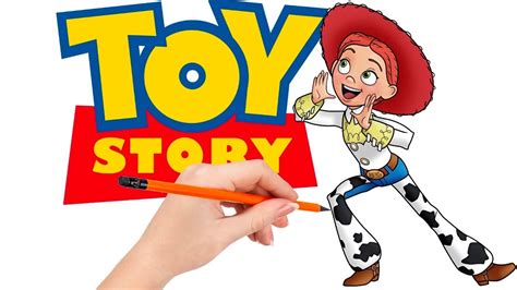 How To Draw Jessie The Yodeling Cowgirl Toy Story Easy Drawings Dibujos Faciles Dessins