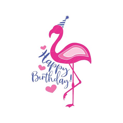 Happy Birthday Svg Flamingo Svg Png Dxf Cutting Files Cricut Etsy