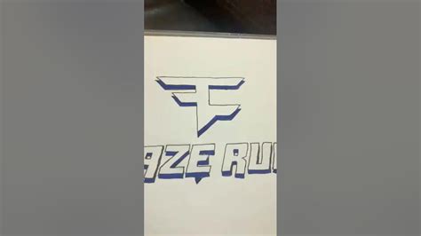 Drawing Youtubers Logos Part 2 Hope Faze Rug Watches This Video