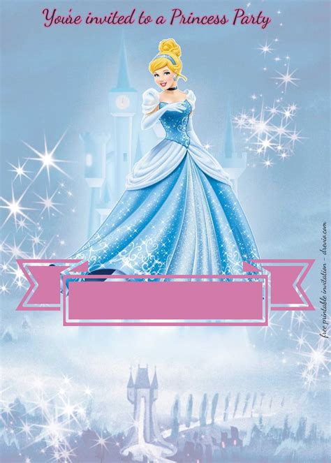 Cinderella Invitation Template Free