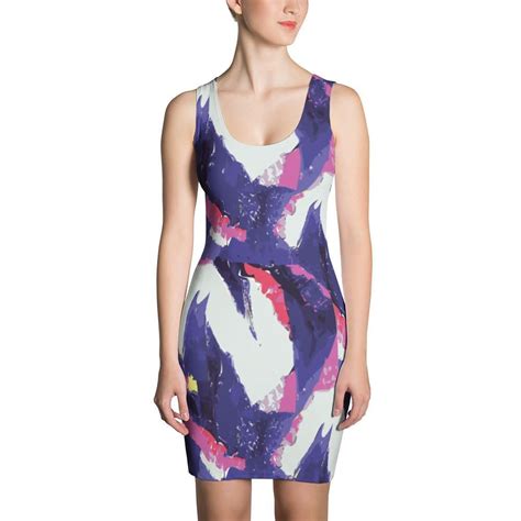 Abstract Dress Dresses Abstract Dress Fitted Dress