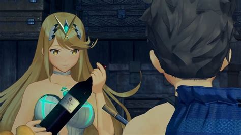 Rex Has Dinner With Pyra And Mythra But In Swimsuits Xenoblade Chronicles 2 Youtube