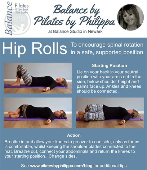 Pilates Hip Rolls Balance By Pilates By Philippa
