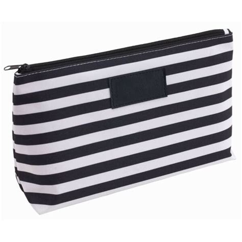 Toilet Bag Stripy Black White Erco Promotion