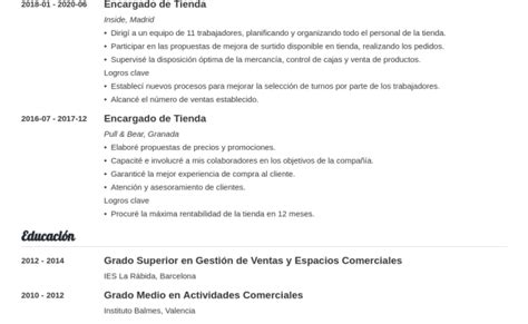 Que Es Curriculum Vitae Y Sus Partes Modelo De Curriculum Vitae