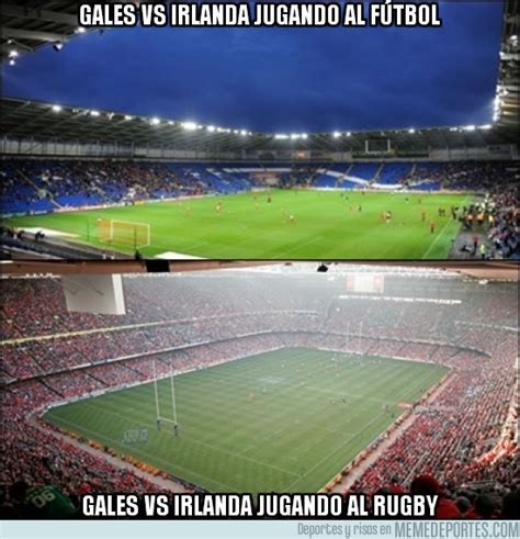 A república da irlanda tem feito uma campanha bastante negativa nesta liga das nações e, depois de ter de jogo ofensivo.  MEMEDEPORTES  Gales vs Irlanda jugando al fútbol/rugby