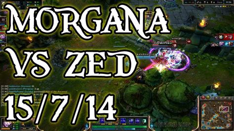 League Of Legends Morgana Vs Zed Mid Lane Commentary Youtube