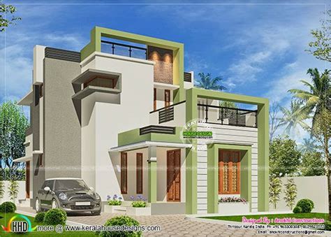 Simple Small Budget Contemporary Home Kerala Home Design And Floor